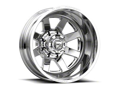 Fuel Wheels Sledge Matte Black with Gloss Black Lip 8-Lug Wheel; 24x14; -75mm Offset (06-08 RAM 1500 Mega Cab)