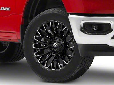 Fuel Wheels Strike Gloss Black Milled 6-Lug Wheel; 20x10; -18mm Offset (19-25 RAM 1500)