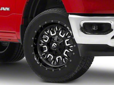 Fuel Wheels Stroke Gloss Black Milled 6-Lug Wheel; 20x10; -19mm Offset (19-25 RAM 1500)