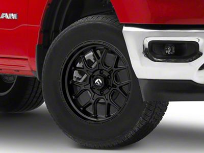 Fuel Wheels Tech Matte Black 6-Lug Wheel; 18x9; 20mm Offset (19-25 RAM 1500)