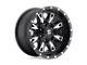 Fuel Wheels Throttle Matte Black Milled 8-Lug Wheel; 17x9; 1mm Offset (06-08 RAM 1500 Mega Cab)