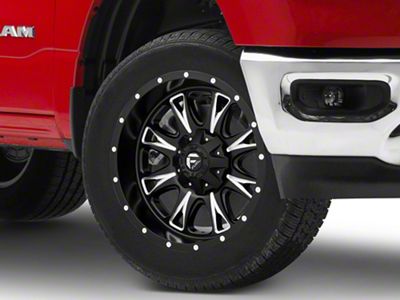 Fuel Wheels Throttle Matte Black Milled 6-Lug Wheel; 20x9; 20mm Offset (19-25 RAM 1500)