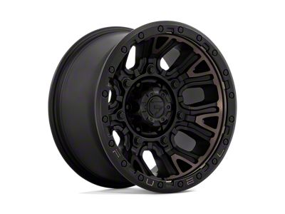 Fuel Wheels Traction Matte Black with Double Dark Tint 5-Lug Wheel; 20x10; -18mm Offset (02-08 RAM 1500, Excluding Mega Cab)