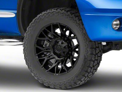 Fuel Wheels Twitch Blackout 5-Lug Wheel; 20x10; -18mm Offset (02-08 RAM 1500, Excluding Mega Cab)