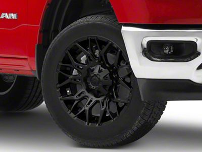 Fuel Wheels Twitch Gloss Black 6-Lug Wheel; 20x10; -18mm Offset (19-25 RAM 1500)