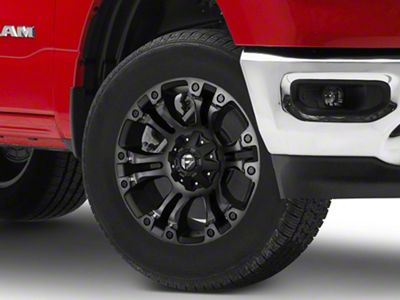 Fuel Wheels Vapor Matte Black Double Dark Tint 6-Lug Wheel; 18x9; 19mm Offset (19-24 RAM 1500)