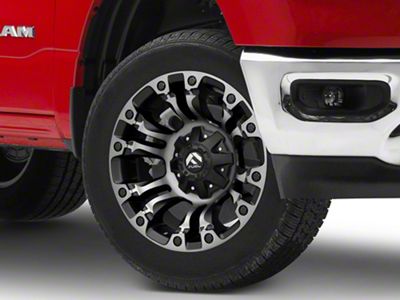 Fuel Wheels Vapor Matte Black with Gray Tint 6-Lug Wheel; 20x9; 2mm Offset (19-25 RAM 1500)