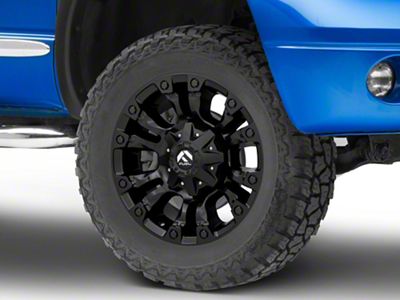 Fuel Wheels Vapor Matte Black 8-Lug Wheel; 20x10; -18mm Offset (06-08 RAM 1500 Mega Cab)