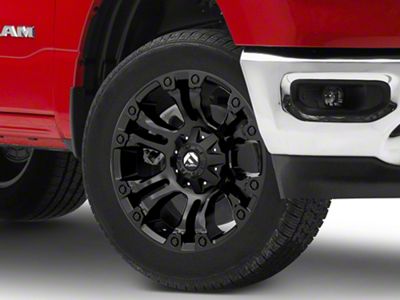 Fuel Wheels Vapor Matte Black 6-Lug Wheel; 20x9; 1mm Offset (19-24 RAM 1500)