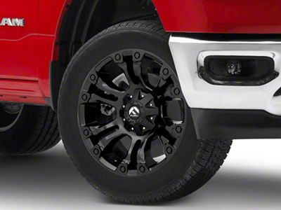 Fuel Wheels Vapor Matte Black 6-Lug Wheel; 20x9; 1mm Offset (19-25 RAM 1500)