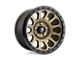 Fuel Wheels Vector Matte Bronze with Black Bead Ring 6-Lug Wheel; 20x10; -18mm Offset (19-24 RAM 1500)