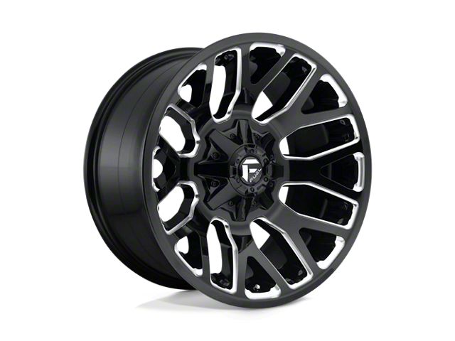 Fuel Wheels Warrior Gloss Black Milled 5-Lug Wheel; 20x9; 20mm Offset (02-08 RAM 1500, Excluding Mega Cab)