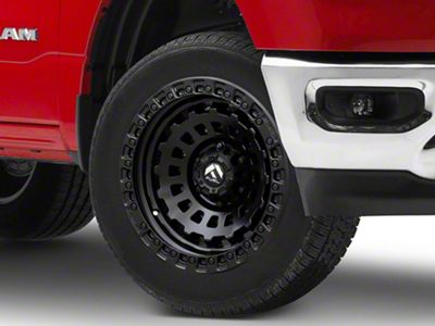 Fuel Wheels Zephyr Matte Black 6-Lug Wheel; 20x9; 1mm Offset (19-25 RAM 1500)