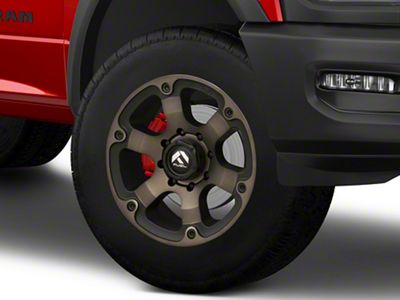Fuel Wheels Beast Matte Black Double Dark Tint 8-Lug Wheel; 20x10; -18mm Offset (19-24 RAM 2500)