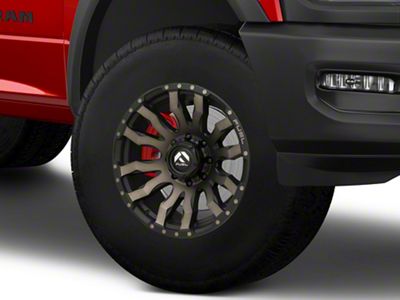 Fuel Wheels Blitz Matte Black Double Dark Tint 8-Lug Wheel; 18x9; -12mm Offset (19-24 RAM 2500)