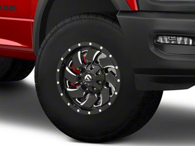 Fuel Wheels Cleaver Gloss Black Milled 8-Lug Wheel; 17x9; 1mm Offset (19-24 RAM 2500)
