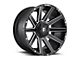 Fuel Wheels Contra Matte Black Milled 8-Lug Wheel; 20x9; 20mm Offset (19-24 RAM 2500)