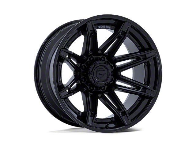 Fuel Wheels Fusion Forged Brawl Matte Black with Gloss Black Lip 8-Lug Wheel; 20x10; -18mm Offset (19-24 RAM 2500)