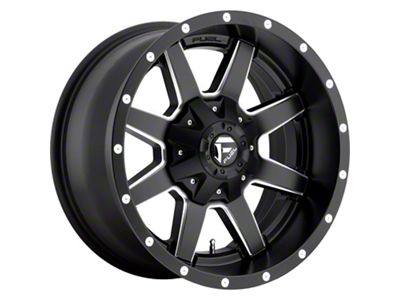 Fuel Wheels Maverick Matte Black Milled 8-Lug Wheel; 18x9; 1mm Offset (19-24 RAM 2500)