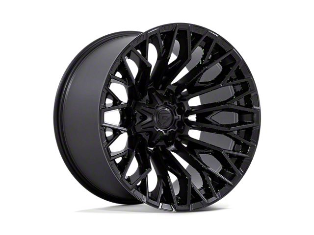 Fuel Wheels Quake Gloss Black Milled 8-Lug Wheel; 20x9; 1mm Offset (19-24 RAM 2500)