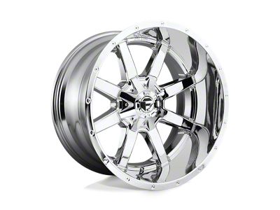 Fuel Wheels Rage Gloss Black with Red Tinted Clear 8-Lug Wheel; 20x10; -18mm Offset (19-24 RAM 2500)