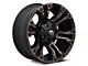 Fuel Wheels Vapor Matte Black Double Dark Tint 8-Lug Wheel; 17x9; 1mm Offset (19-24 RAM 2500)