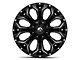 Fuel Wheels Assault Gloss Black Milled 8-Lug Wheel; 20x9; 1mm Offset (19-24 RAM 3500 SRW)
