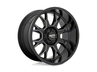 Fuel Wheels FF09D Matte Black Milled 8-Lug Wheel; 24x12; -50mm Offset (19-24 RAM 3500 SRW)