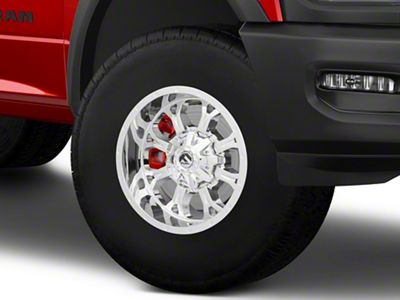 Fuel Wheels Krank Chrome 8-Lug Wheel; 17x9; 1mm Offset (19-25 RAM 3500 SRW)