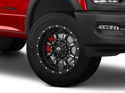 Fuel Wheels Krank Matte Black Milled 8-Lug Wheel; 20x10; -24mm Offset (19-24 RAM 3500 SRW)