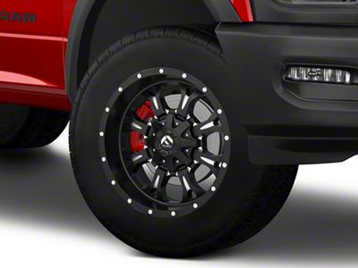 Fuel Wheels Krank Matte Black Milled 8-Lug Wheel; 20x9; 1mm Offset (19-24 RAM 3500 SRW)