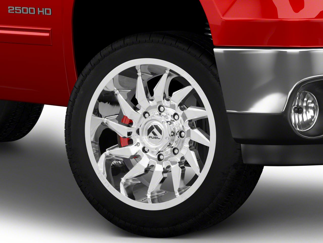 Fuel Wheels RAM 3500 Saber Chrome 8Lug Wheel; 24x12; 44mm Offset