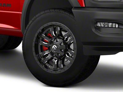 Fuel Wheels Sledge Gloss Black Milled 8-Lug Wheel; 20x10; -18mm Offset (19-24 RAM 3500 SRW)