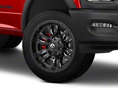 Fuel Wheels Sledge Gloss Black Milled 8-Lug Wheel; 22x9.5; 20mm Offset (19-24 RAM 3500 SRW)