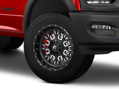 Fuel Wheels Stroke Gloss Black Milled 8-Lug Wheel; 20x10; -18mm Offset (19-24 RAM 3500 SRW)