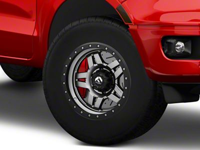 Fuel Wheels Anza Anthracite with Black Ring 6-Lug Wheel; 17x8.5; 6mm Offset (19-23 Ranger)