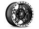 Fuel Wheels Anza Matte Black with Anthracite Ring 6-Lug Wheel; 18x9; 1mm Offset (19-23 Ranger)