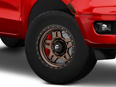 Fuel Wheels Anza Matte Bronze with Black Ring 6-Lug Wheel; 17x8.5; -6mm Offset (19-23 Ranger)