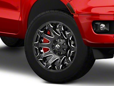 Fuel Wheels Battle Axe Gloss Black Milled 6-Lug Wheel; 20x12; -44mm Offset (19-23 Ranger)
