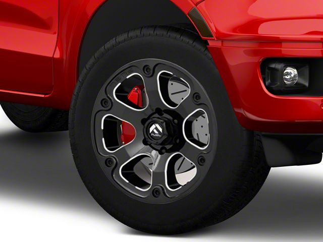Fuel Wheels Beast Gloss Black Milled 6-Lug Wheel; 20x10; -18mm Offset (19-23 Ranger)