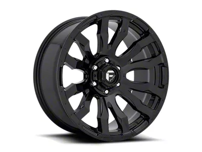 Fuel Wheels Blitz Gloss Black 6-Lug Wheel; 16x8; 1mm Offset (19-23 Ranger)