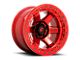 Fuel Wheels Block Beadlock Candy Red 6-Lug Wheel; 17x8.5; 0mm Offset (19-23 Ranger)