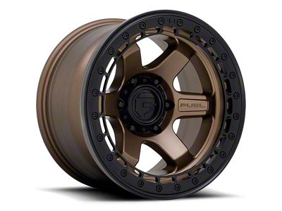 Fuel Wheels Block Beadlock Matte Bronze 6-Lug Wheel; 17x8.5; 0mm Offset (19-23 Ranger)