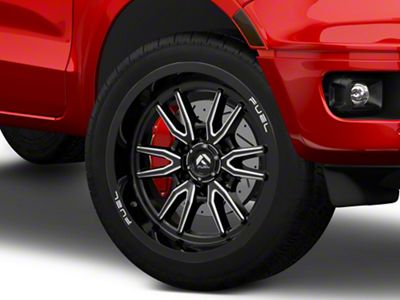 Fuel Wheels Clash Gloss Black Milled 6-Lug Wheel; 22x12; -44mm Offset (19-23 Ranger)