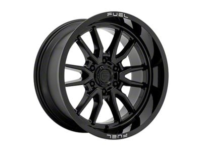 Fuel Wheels Clash Gloss Black 6-Lug Wheel; 17x9; 1mm Offset (19-23 Ranger)