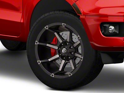Fuel Wheels Coupler Matte Black Machined 6-Lug Wheel; 20x12; -44mm Offset (19-23 Ranger)