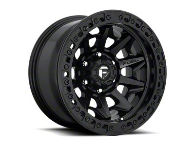 Fuel Wheels Covert Beadlock Matte Black 6-Lug Wheel; 17x9; -15mm Offset (19-23 Ranger)