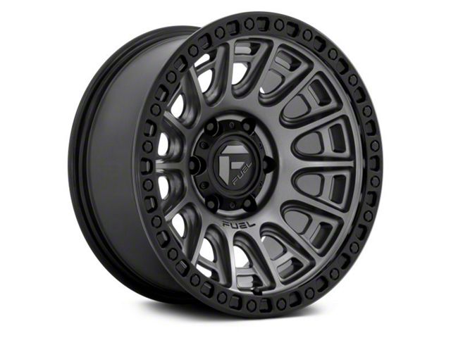 Fuel Wheels Cycle Matte Gunmetal 6-Lug Wheel; 17x8.5; 25mm Offset (19-23 Ranger)