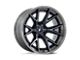 Fuel Wheels Fusion Forged Catalyst Gloss Black Brushed Dark Tinted Clear 6-Lug Wheel; 24x12; -44mm Offset (19-23 Ranger)