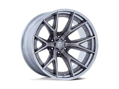 Fuel Wheels Fusion Forged Catalyst Platinum with Chrome Lip 6-Lug Wheel; 20x9; 1mm Offset (19-23 Ranger)